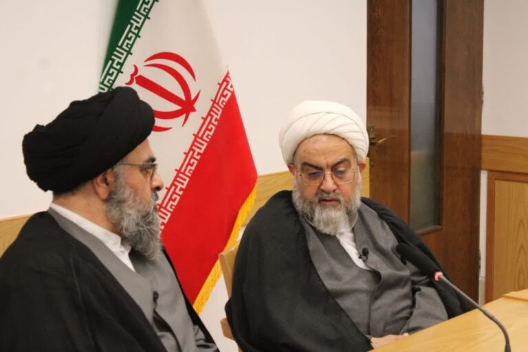 Meeting of the President and Officials of the International Imamate Foundation with Ayatullah Sayyid Mujtaba Nur Mufidi